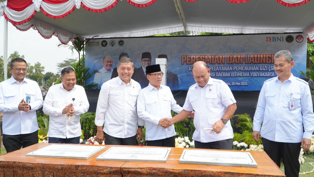BGN Bengkulu Tengah Bersama Kemendes PDT Launching 14 SPPG Di Provinsi Daerah Istimewa Yogyakarta